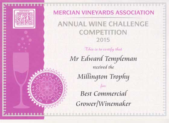 Best Commercial winemaker 2015